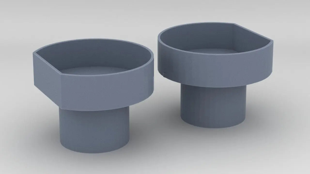 1/100 USS Helena (CL-50) Amidships 40mm Tubs Set (2pcs) - distefan 3d print