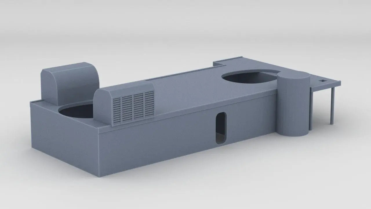 1/100 USS Helena (CL-50) Amidships Deck 1 - distefan 3d print