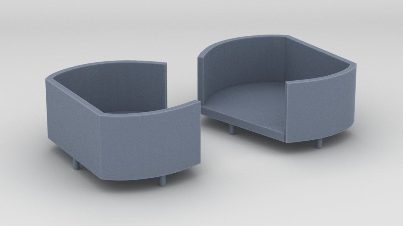 1/100 USS Helena (CL-50) Forward 20mm Tubs Set (2pcs) - distefan 3d print