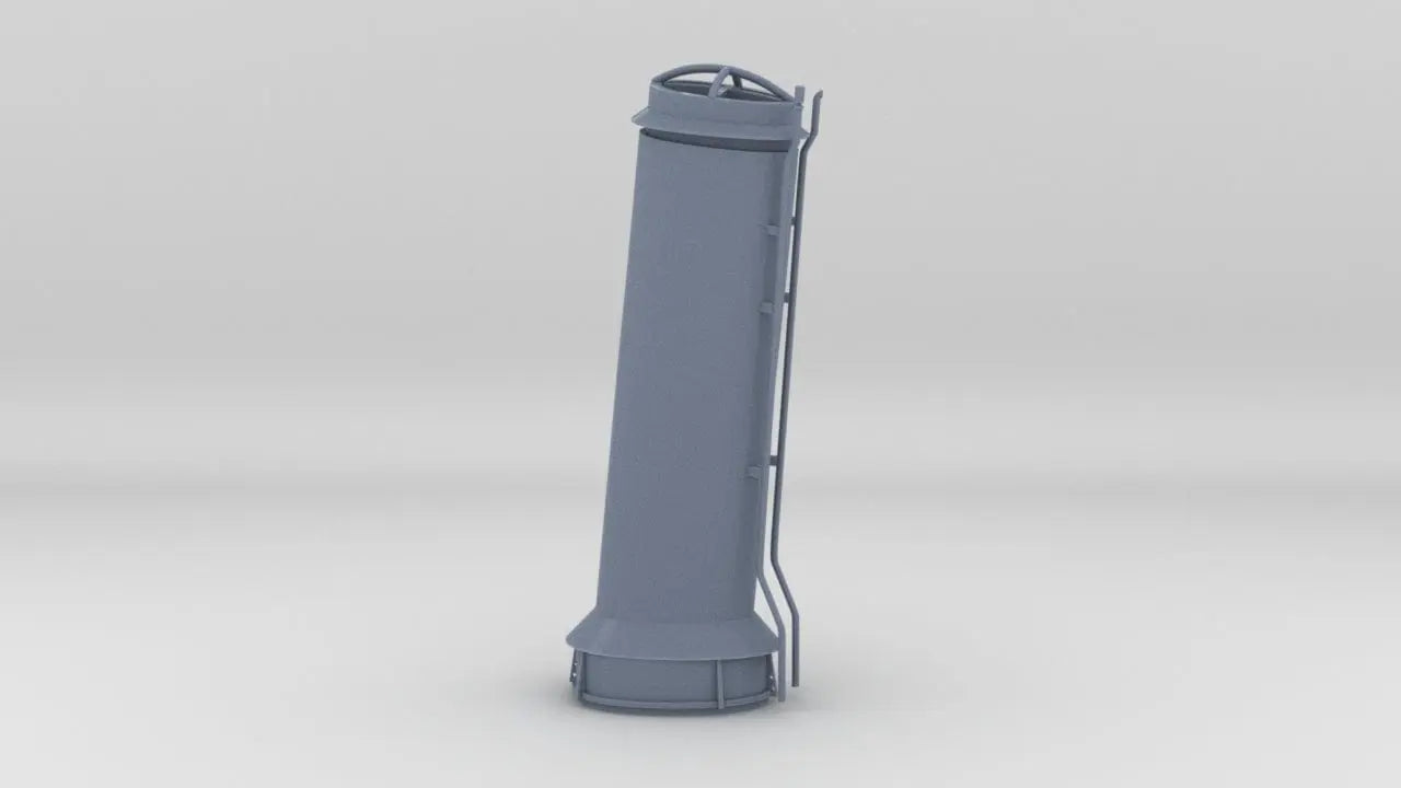 1/100 USS Helena (CL-50) Funnel 2 - distefan 3d print