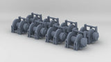 1/100 YTB Tugboat Ape Winch R-Side Set (8pcs)