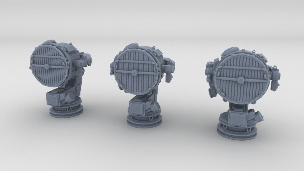 1/100 DKM 160cm Searchlight Set (3pcs) - distefan 3d print
