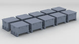 1/100 DKM 3.7 cm Ammo Locker set (10pcs)