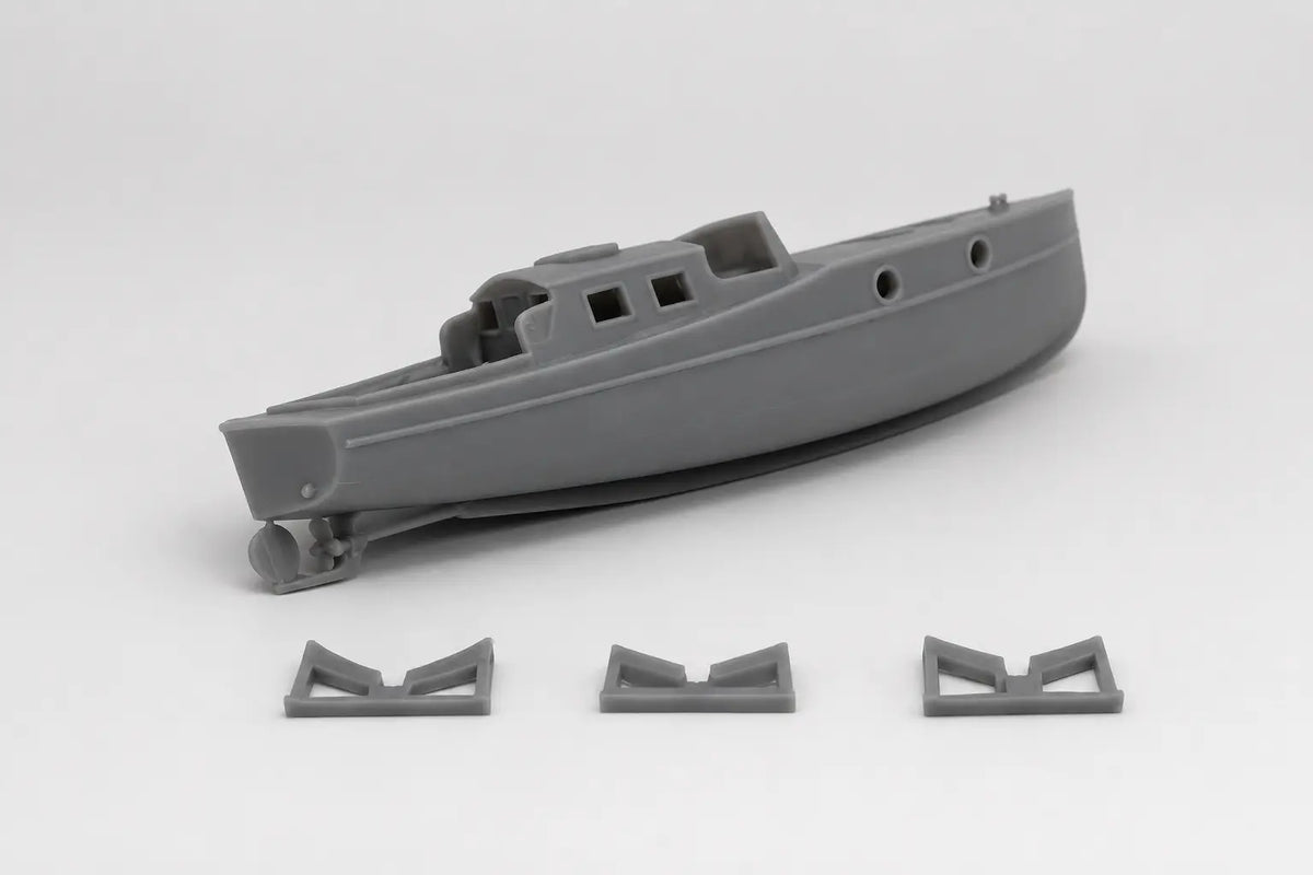 1/100 DKM 9m Captain's Gig Boat - distefan 3d print