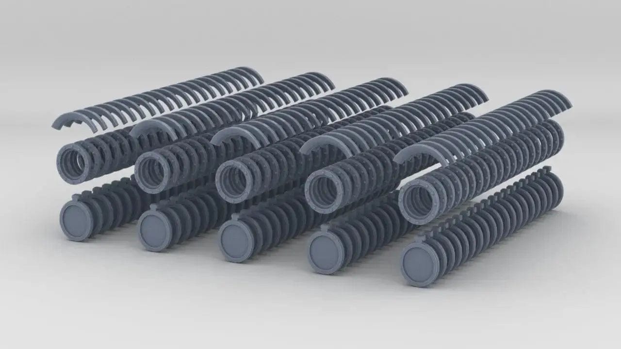 1/100 DKM Battleship Portholes Set (100pcs) - distefan 3d print