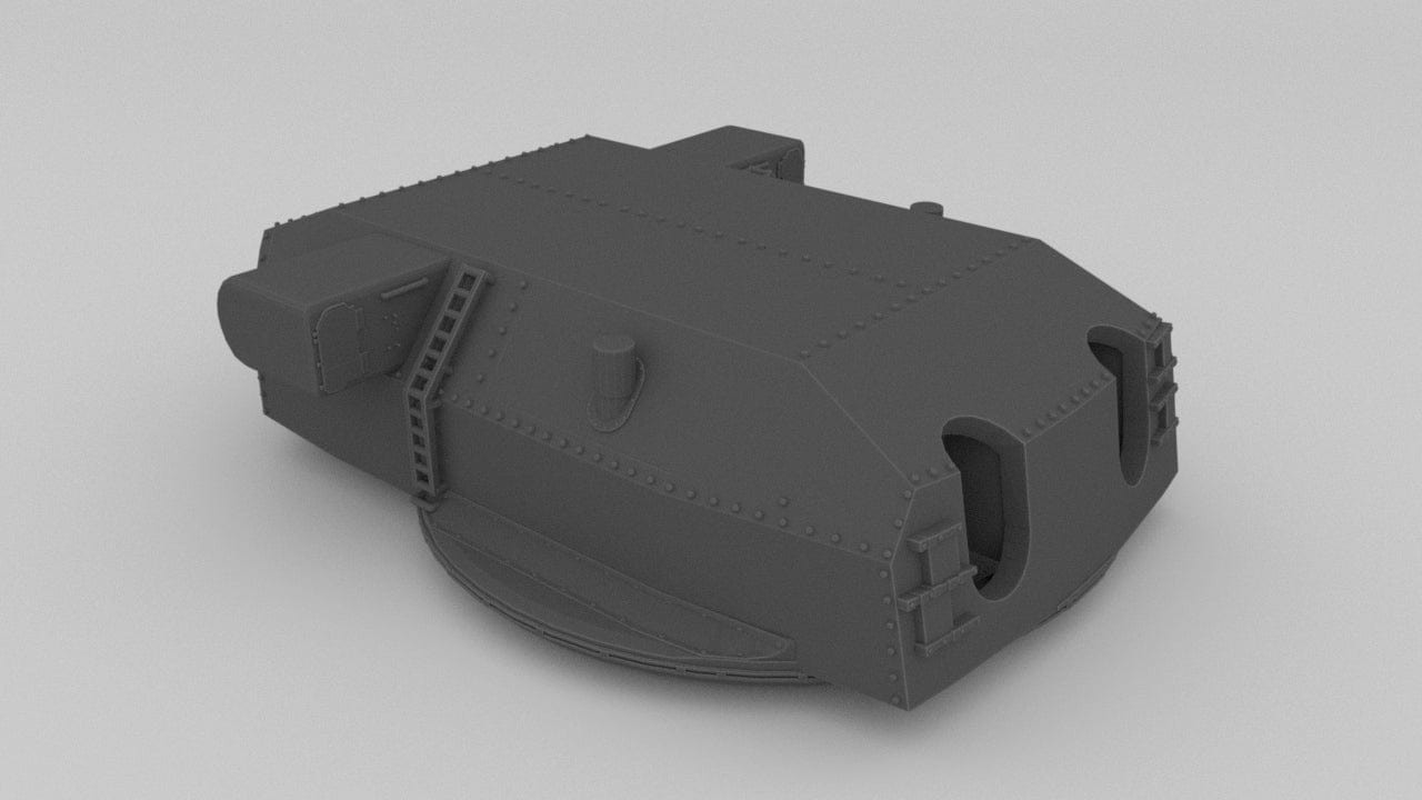 1/100 DKM Bismarck 380mm SK C/34 Turret B & C - distefan 3d print