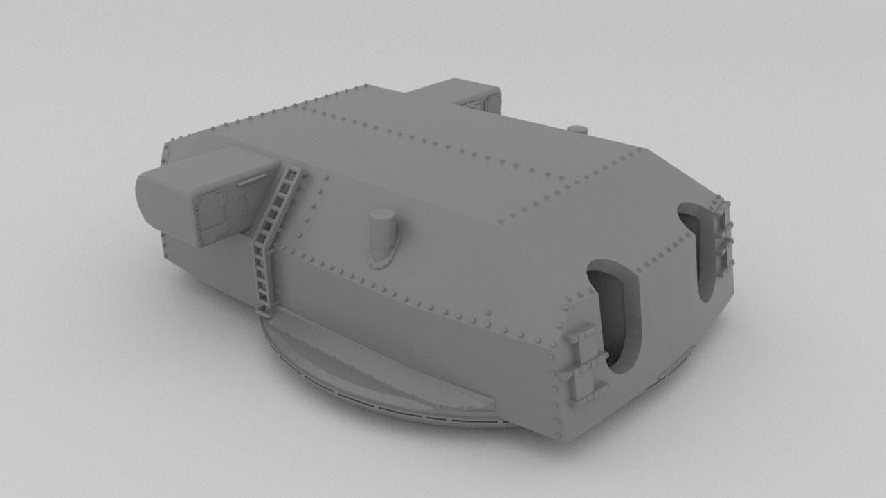 1/100 DKM Bismarck 380mm SK C/34 Turret B & C - distefan 3d print