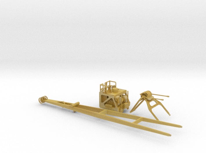 1/100 DKM Bismarck airplane crane Kit - distefan 3d print