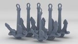 1/100 DKM Bismarck Anchor Set (6pcs)