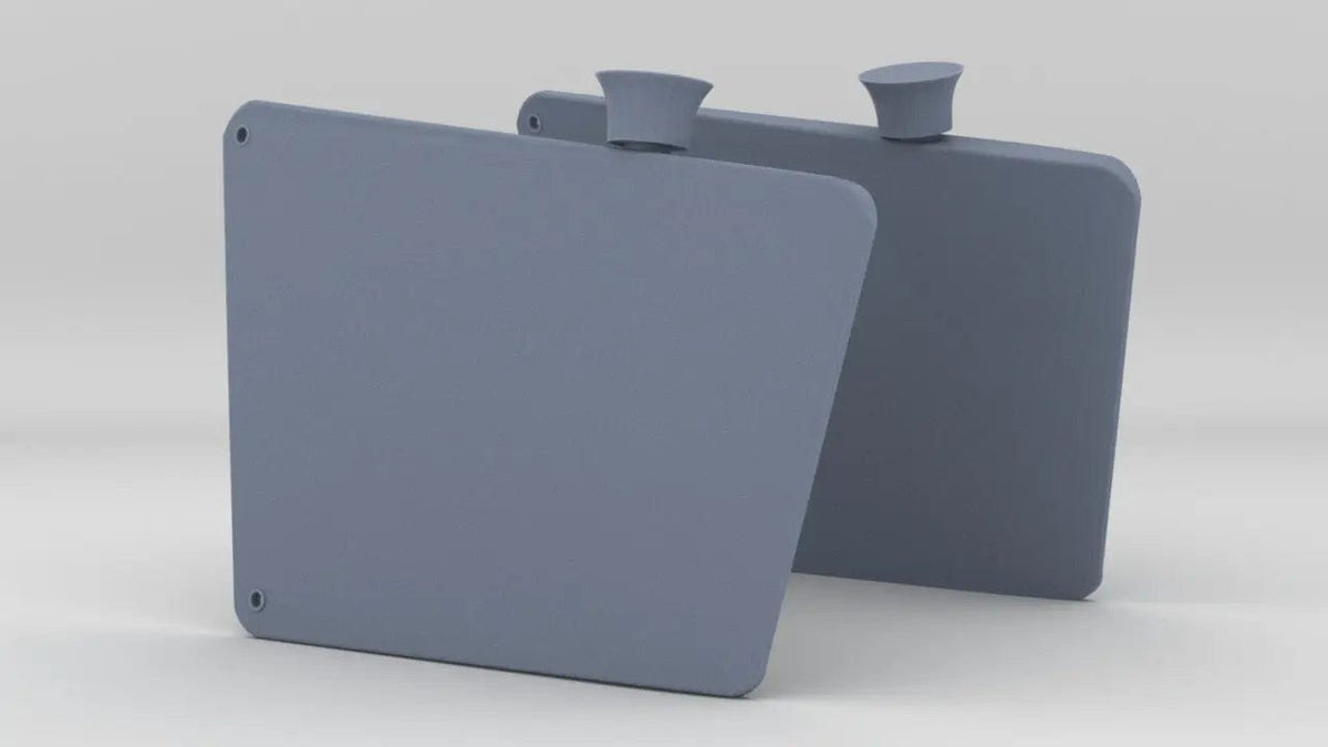 1/100 DKM Bismarck Rudders Set (2pcs) - distefan 3d print