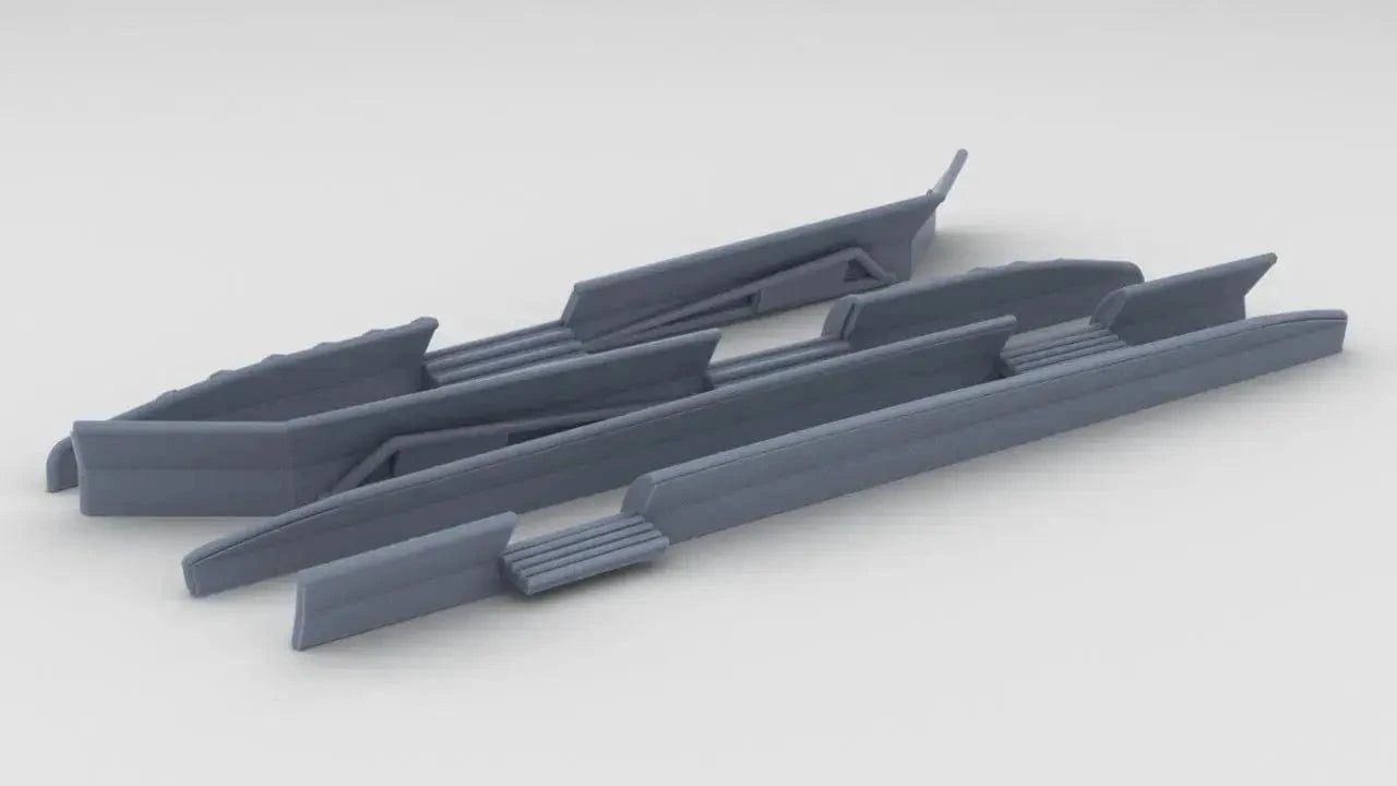 1/100 DKM Bismarck Wavebreaker Set - distefan 3d print