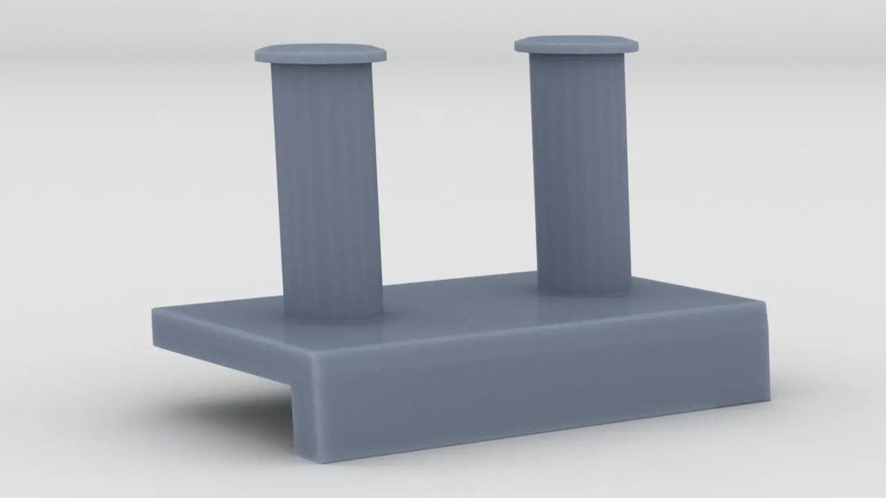 1/100 DKM Bollard Side Hull - distefan 3d print