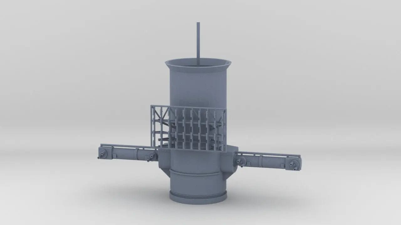 1/100 DKM Gneisenau Main Rangefinder - distefan 3d print