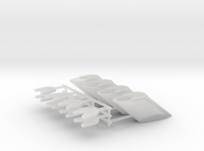 1/100 DKM Graf Spee Bow Anchor Hawse Set 4pcs - distefan 3d print