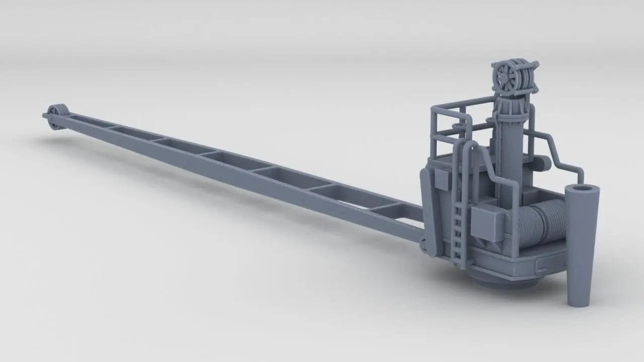 1/128 DKM Graf Spee Seaplane Crane Starboard Protosoon