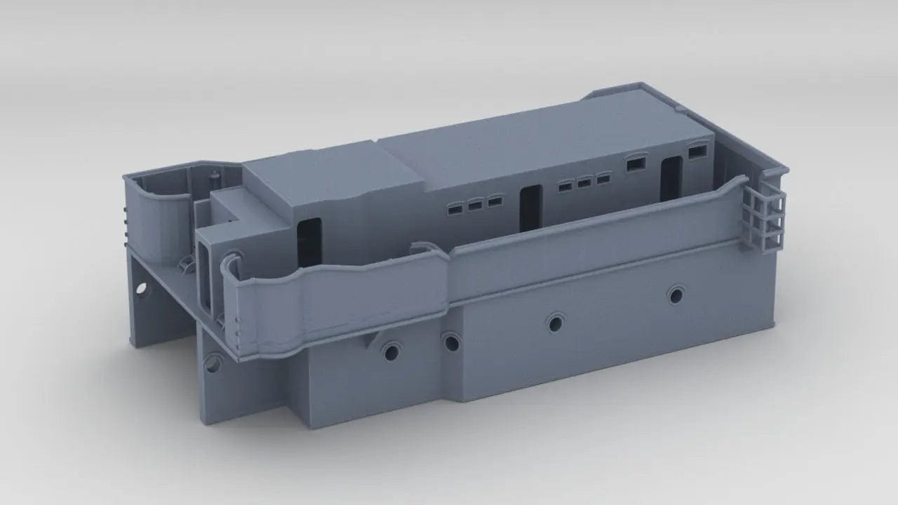 1/100 DKM Graf Zeppelin Forward Deck 1 - distefan 3d print