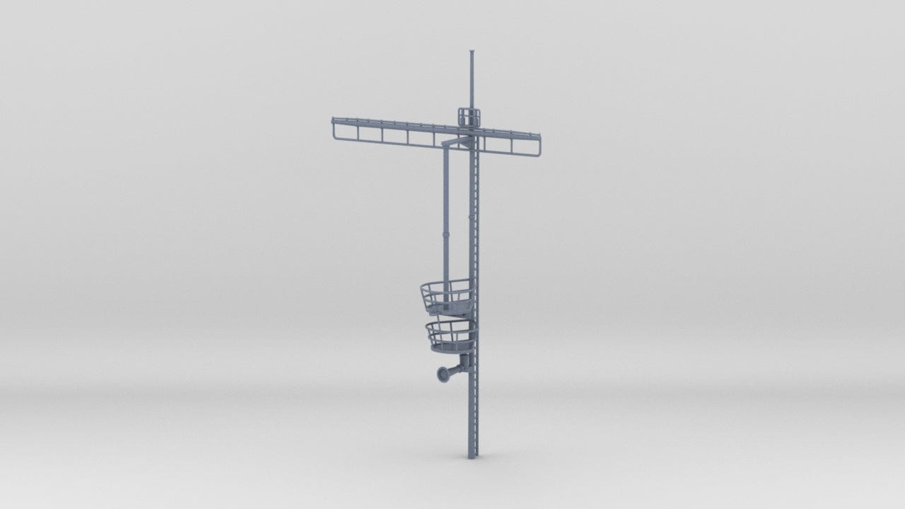 1/100 DKM Graf Zeppelin Forward Mast - distefan 3d print