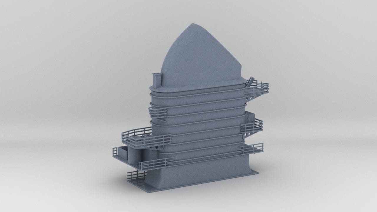 1/100 DKM Graf Zeppelin Funnel - distefan 3d print