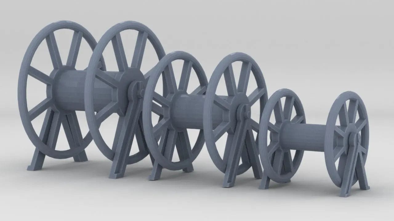 1/100 DKM Hauser Rope Barrels Set (3pcs) - distefan 3d print