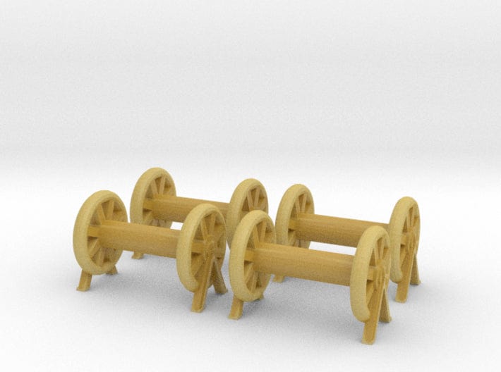 1/100 DKM Hauser rope barrels set 4pcs - distefan 3d print