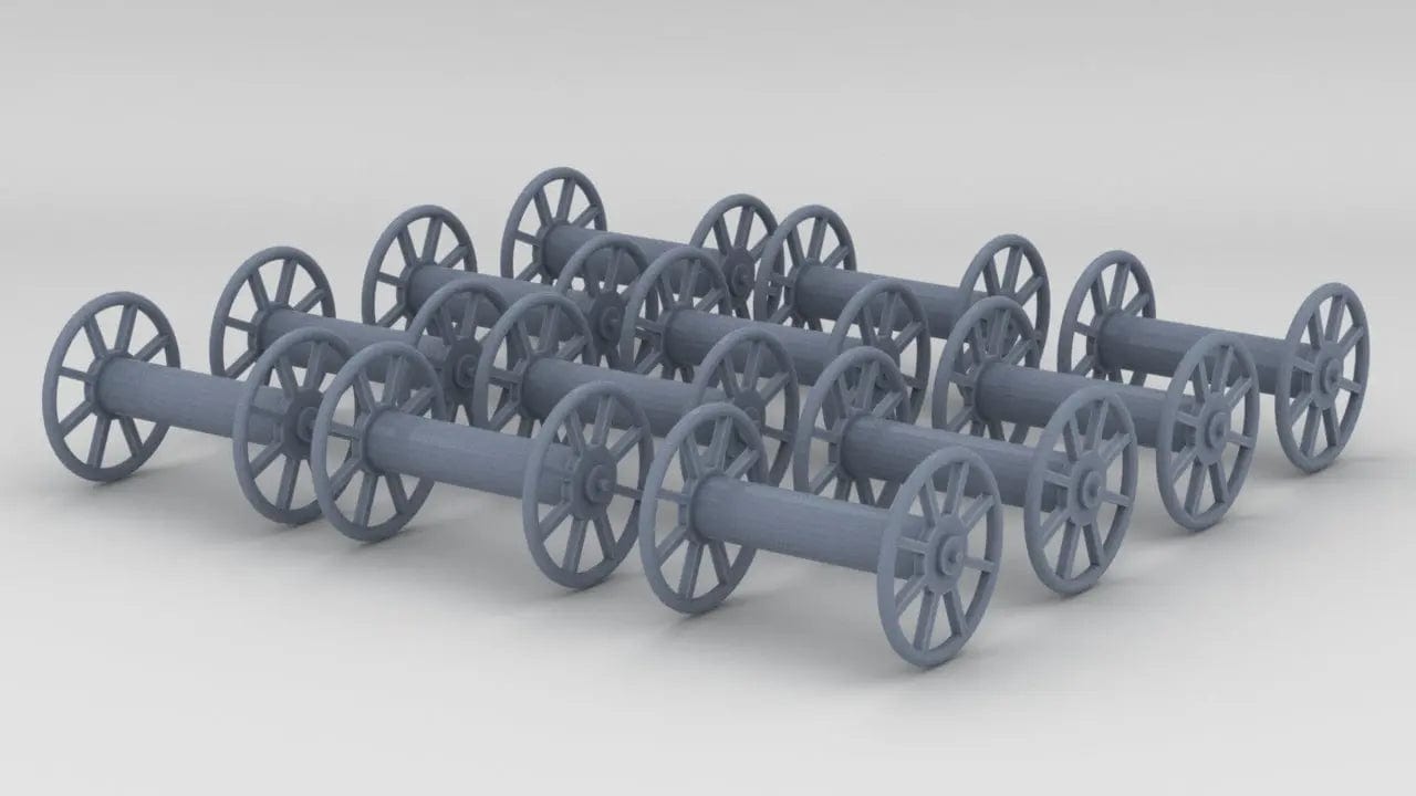 1/100 DKM Hauser Rope Barrels (Small) Set (12pcs) - distefan 3d print