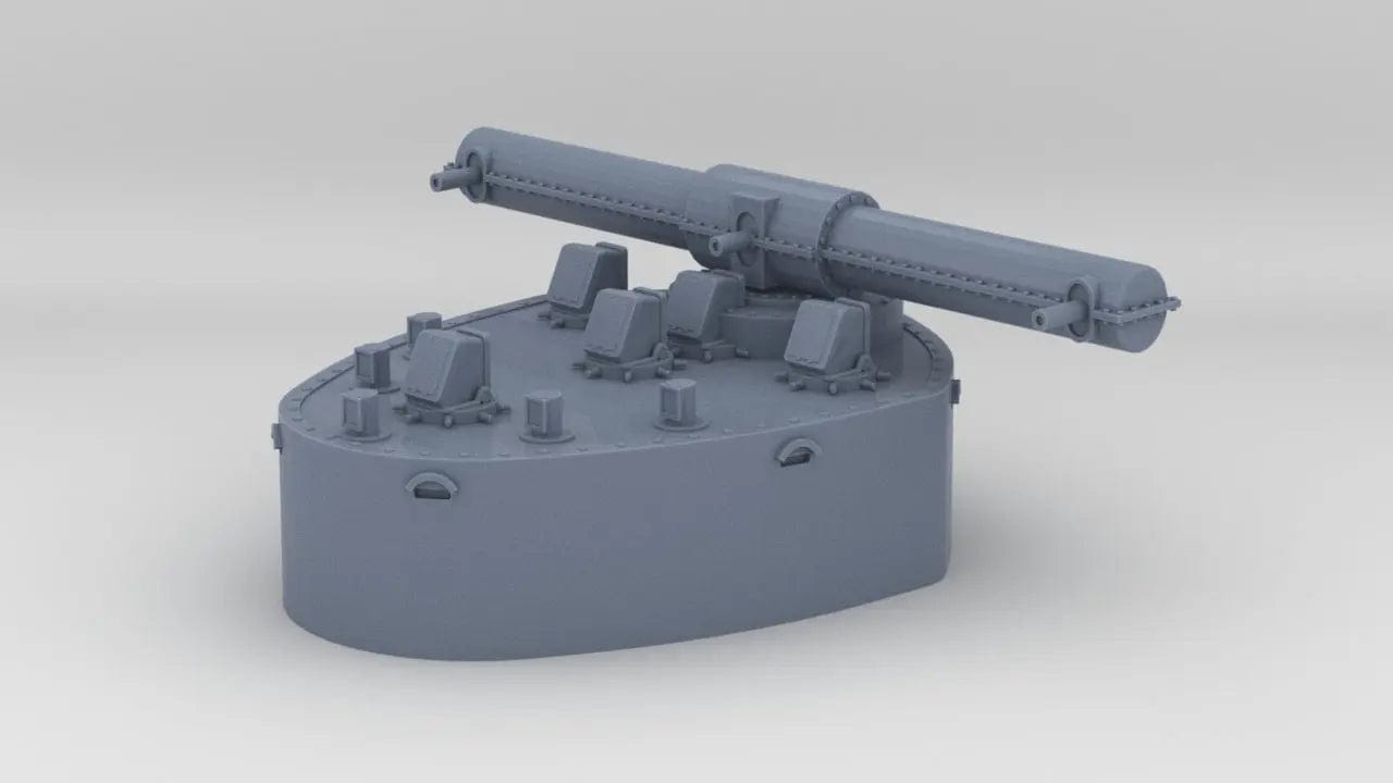 1/100 DKM Lutzow Forward Fire Control Post - distefan 3d print