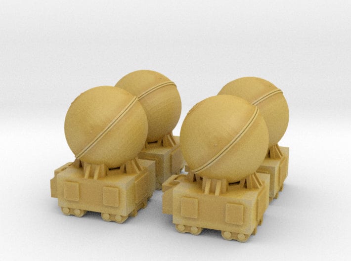 1/100 DKM naval mine set - distefan 3d print