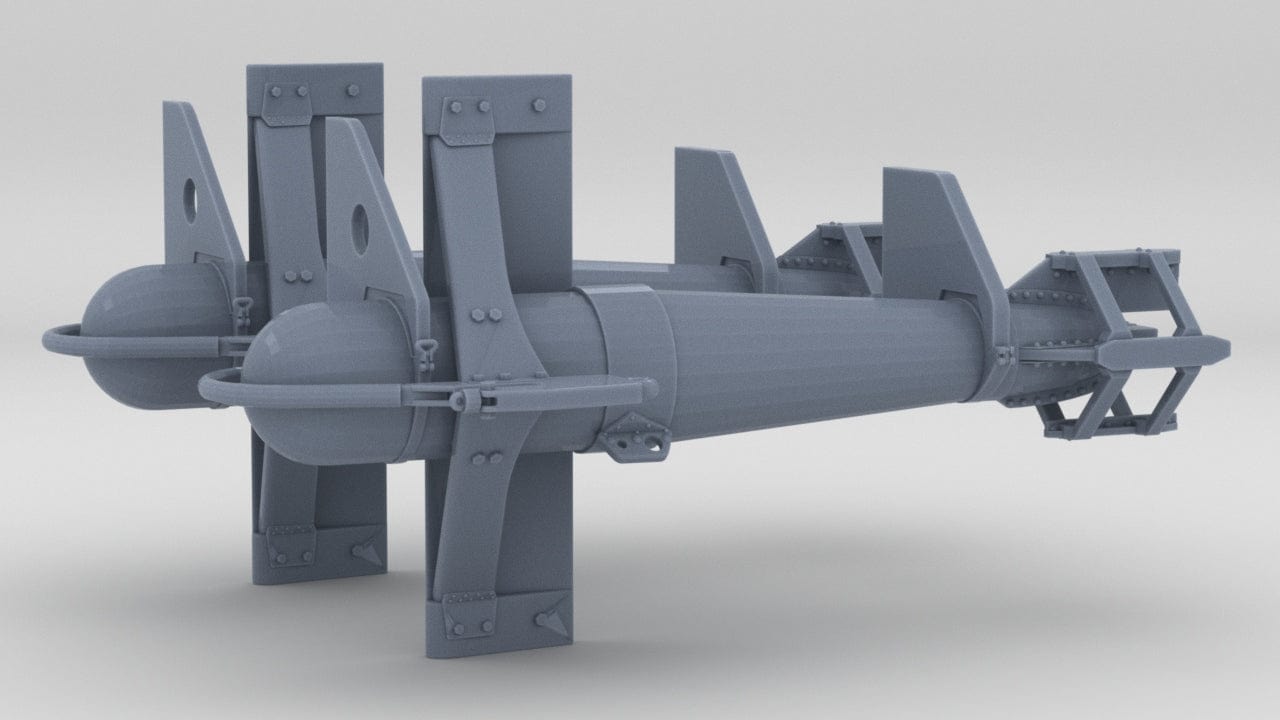 1/100 DKM Paravane Port Set (2pcs) - distefan 3d print