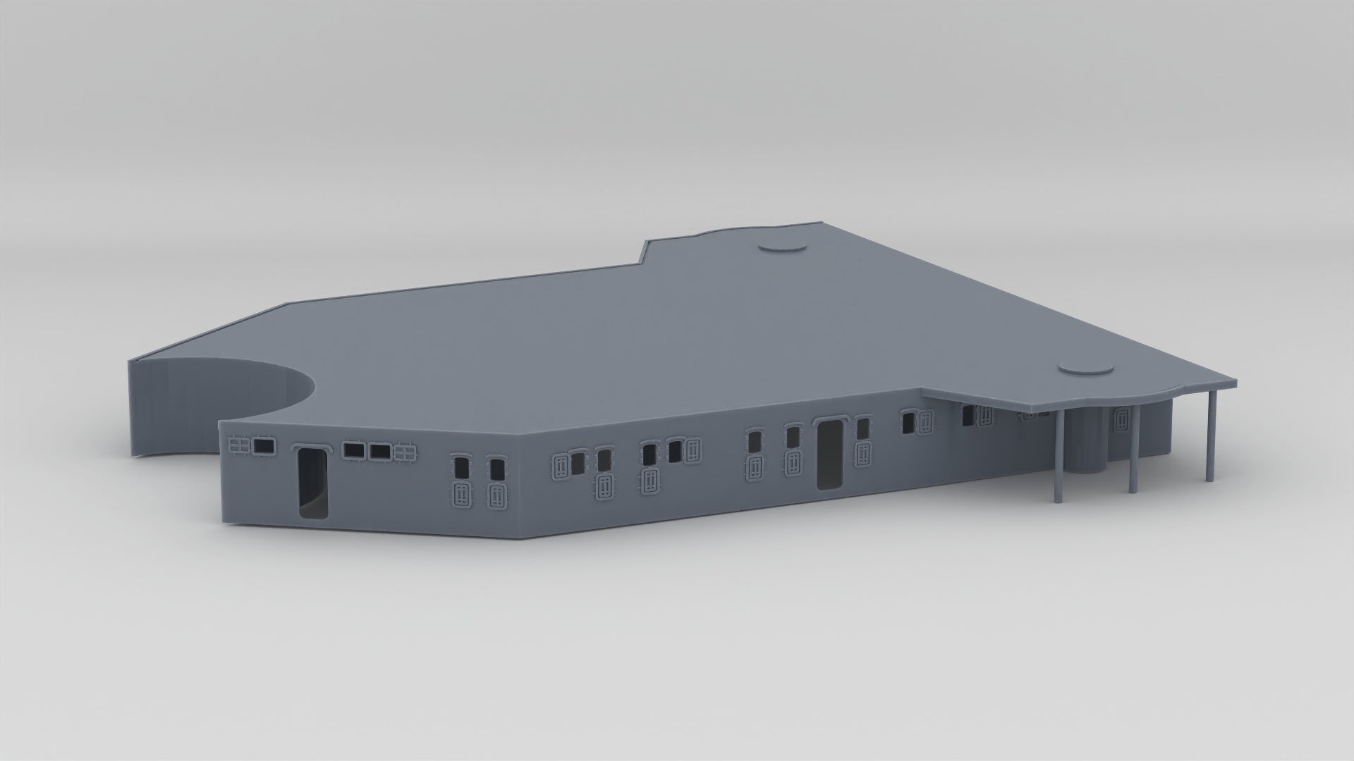 1/100 DKM Prinz Eugen Aft Deck 1 Protosoon