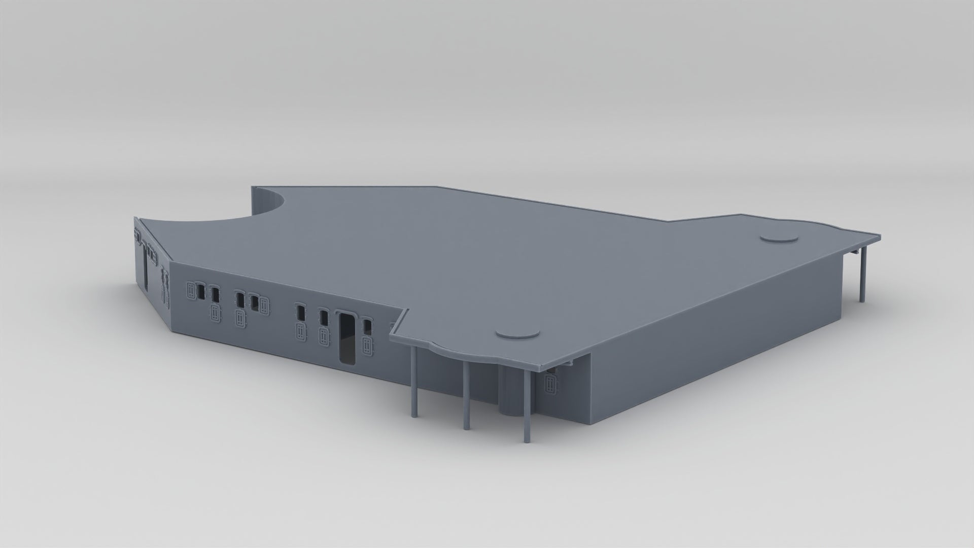 1/100 DKM Prinz Eugen Aft Deck 1 Protosoon – alternate view