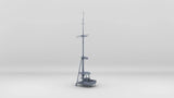 1/100 DKM Prinz Eugen Aft Mast
