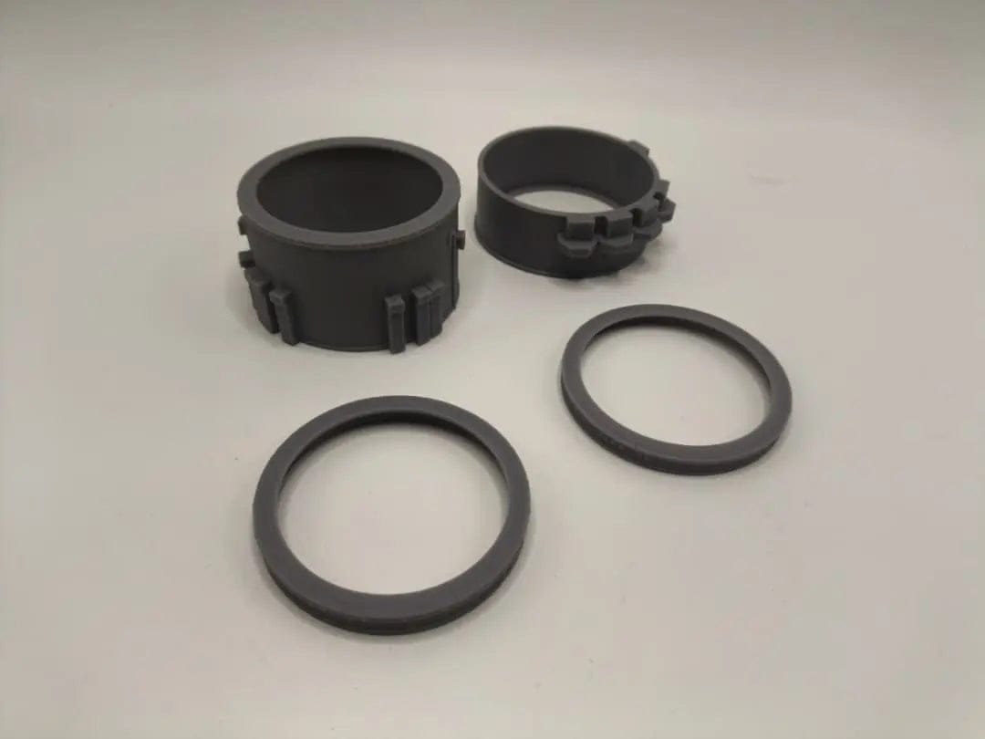 1/100 DKM Prinz Eugen Barbettes Set (4pcs)- distefan 3d print