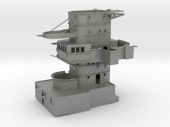 1/100 DKM Prinz Eugen structure deck 4 forward - distefan 3d print