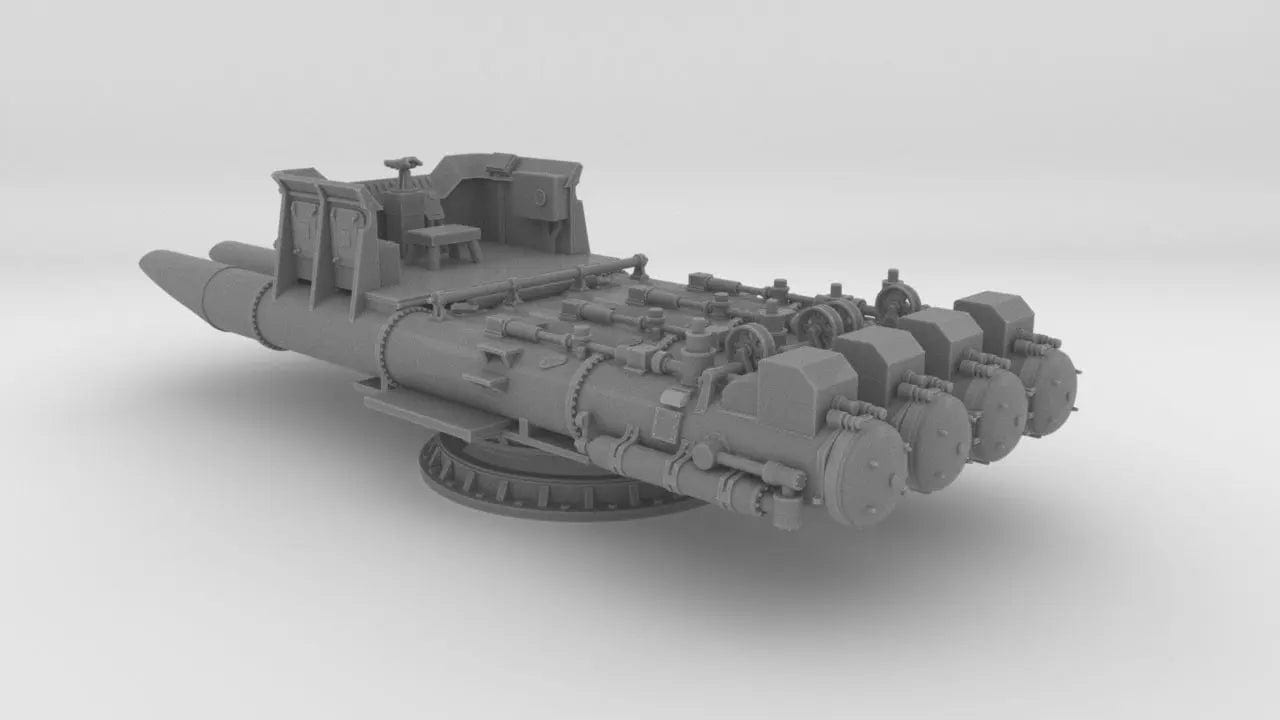 1/100 DKM Quadruple 533 mm Torpedo Tubes - distefan 3d print