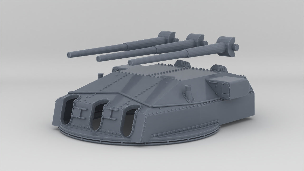 1/100 DKM Scharnhorst 28cm SK C/34 Turret A Set Protosoon