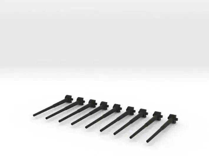 1/100 DKM Scharnhorst 28cm turret barrels set 9pcs - distefan 3d print