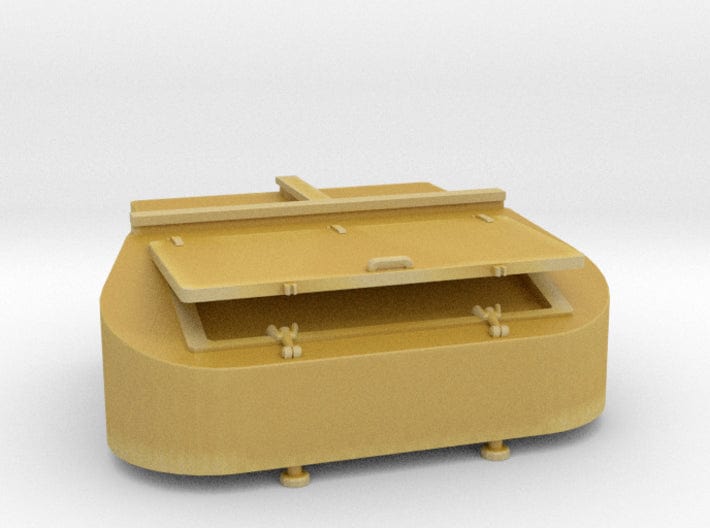 1/100 DKM stern deck hatch v8 - distefan 3d print