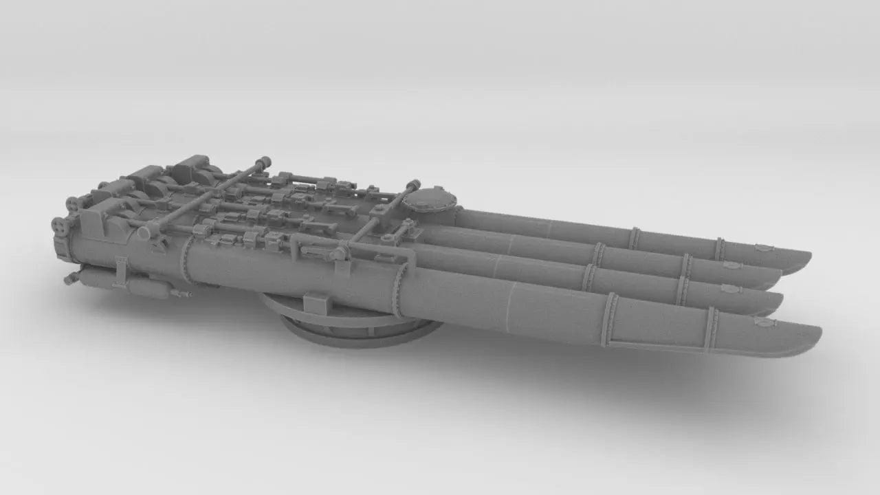 1/100 DKM Torpedo Tubes - distefan 3d print