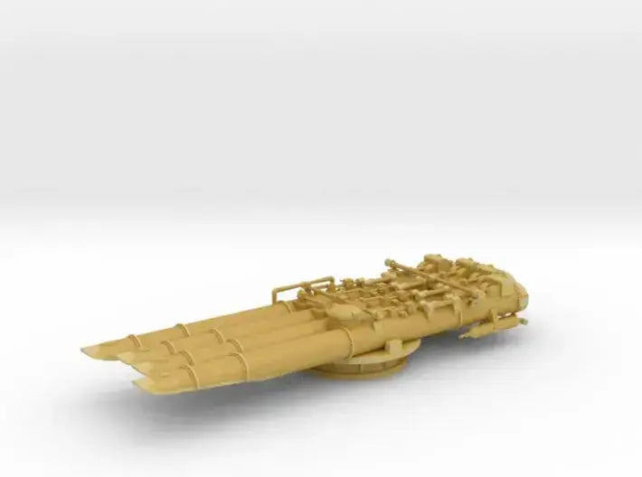 1/100 DKM torpedo tubes - distefan 3d print