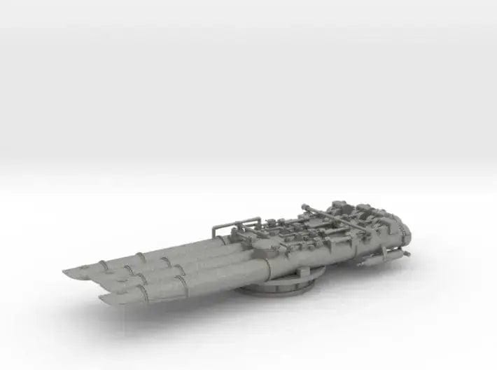 1/100 DKM torpedo tubes - distefan 3d print