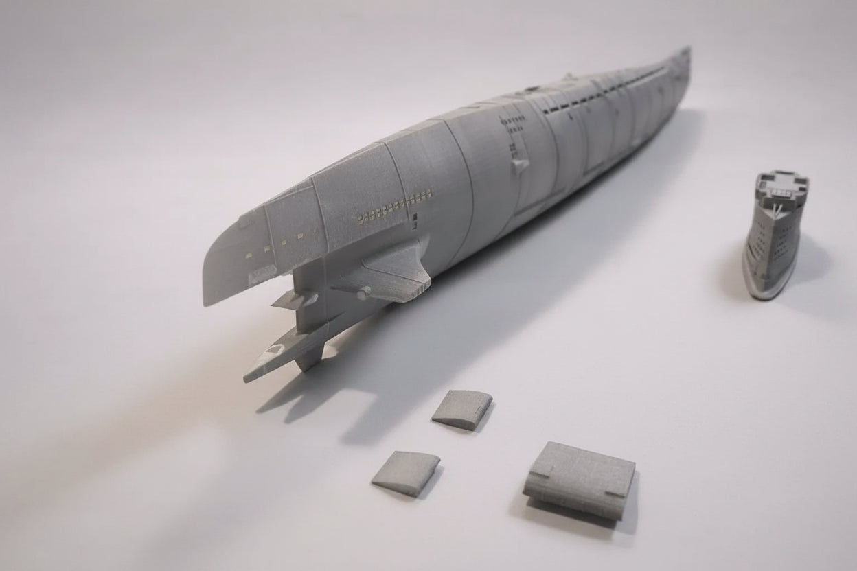 1/100 DKM U-Boot XXI Hull Set Protosoon
