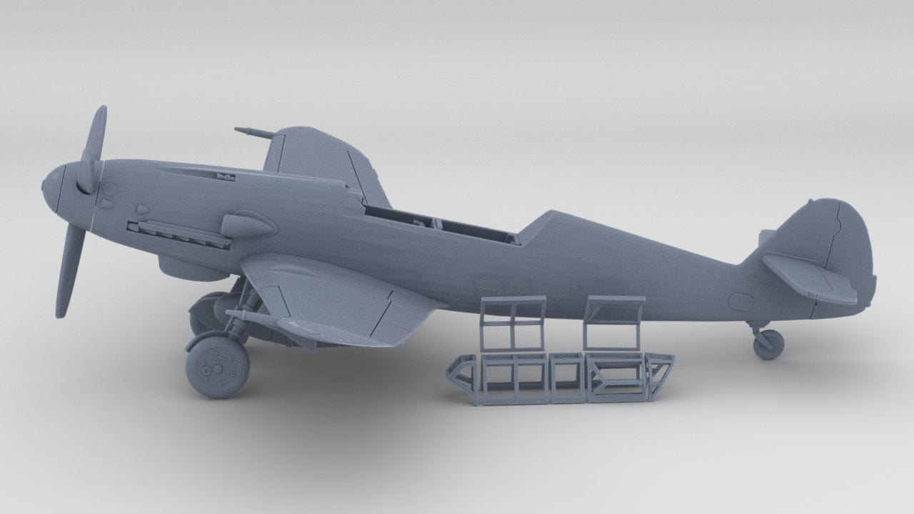 1/100 Germany Bf-109 G-12 Set - distefan 3d print