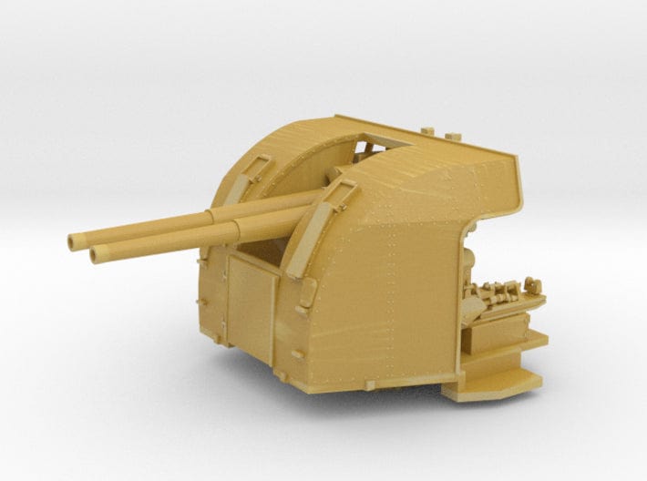 1/100 HMS Exeter QF 4-inch Naval Gun - distefan 3d print