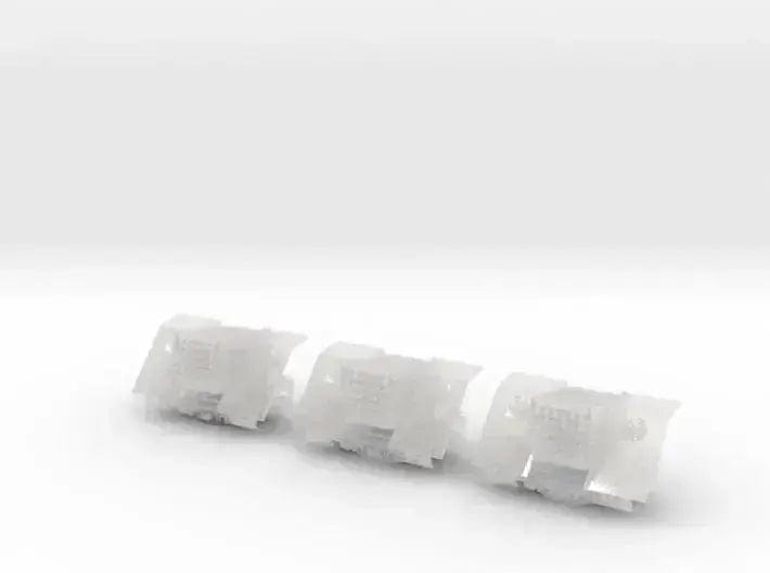 1/100 IJN 12cm AA rocket mounts set 3pcs - distefan 3d print