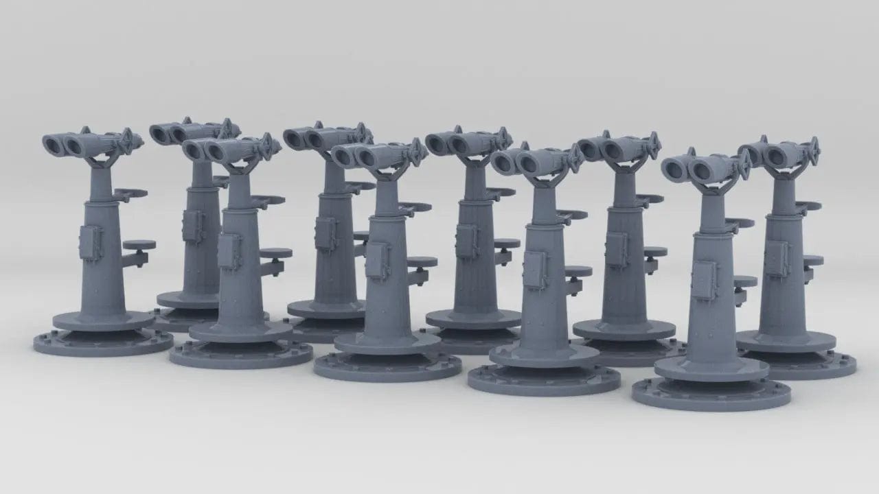 1/100 IJN High Angle Binocular Lockout Set (10pcs) - distefan 3d print