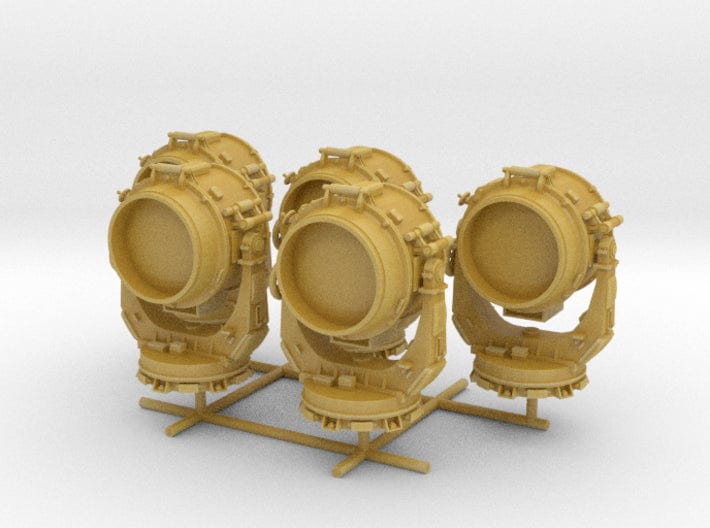 1/100 IJN searchlight 110cm set 5pcs - distefan 3d print