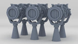 1/100 IJN Signal Lamp 30cm Set (6pcs)