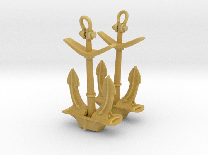 1/100 IJN stern anchor set - distefan 3d print