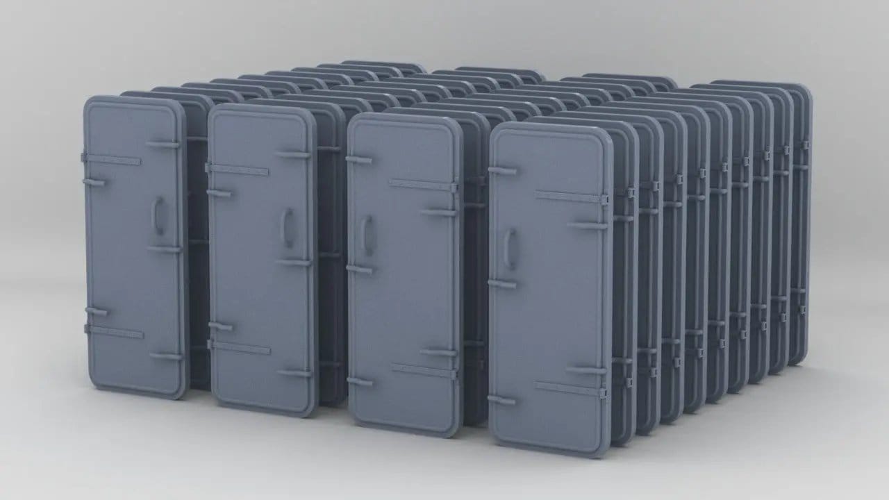 1/100 IJN Watertight Doors Set (40pcs) - distefan 3d print