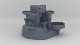 1/100 IJN Yamato Aft Tower Superstructure